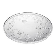 Prato 29,5cm X 29,5cm X 2cm Para Bolo New Butterfly Cristal Ecológico 